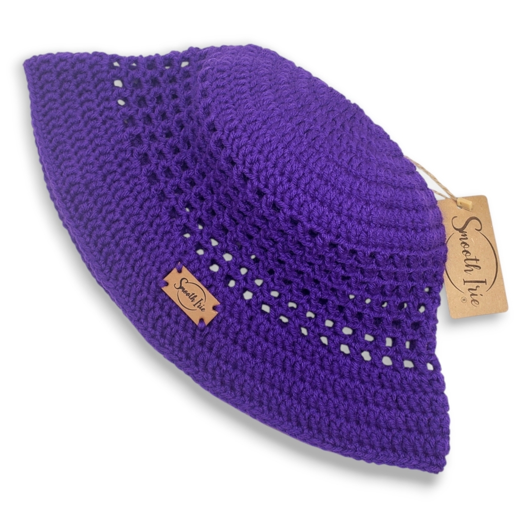 Smooth Irie- Mesh Bucket Hat- Concord Purple beetlejuice monster high